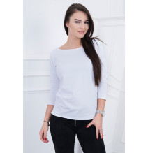 Tričko CASUAL MI8834 bílé