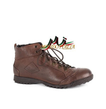 Hnědá kožená obuv 553 Easy Going