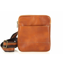 Pánská kožená taška na rameno 383 koňaková