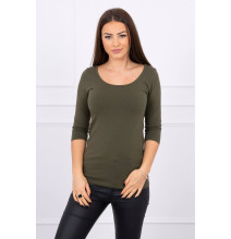 Tričko s kulatým výstřihem MI8832 khaki