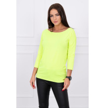 Tričko CASUAL MI8834 neonově žluté
