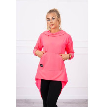 Dámská tunika MI9116 neónově růžová