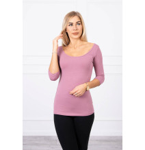 Tričko s kulatým výstřihem MI8832 tmavě růžové