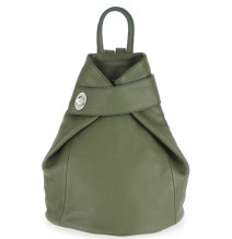 Kožený batoh 443 vojensky zelený