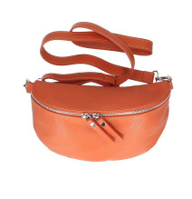 Dámská kožená ledvinka 678 Made in Italy papaya