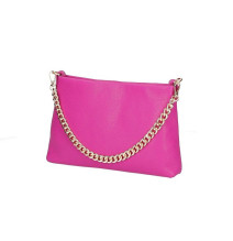 Dámská kožená kabelka 739 fuchsia Made in Italy