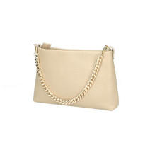 Dámská kožená kabelka 739 čedohnědá Made in Italy