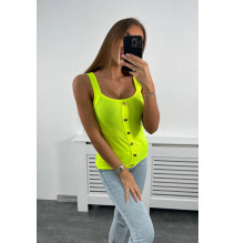 Dámské triko bez ramínek MI8977 neonově žluté