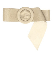 Dámský kožený opasok 224 Made in Italy šedohnědý