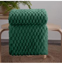 Deka Cindy6 s 3D efektem tmavě zelená