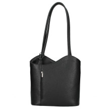 Kožená kabelka na rameno/batoh - Mondoitalia.cz