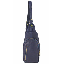 Pánská kožená taška přes rameno 990 modrá