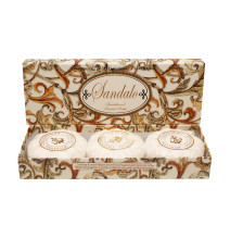 Přírodní tuhé mýdlo Santalové dřevo 3x100 g SA Fiorentino