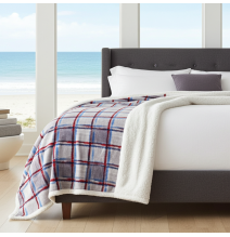 Deka Fashion 160x210 cm modro-šedá