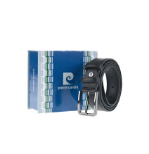 Pánsky kožený opasok 82 černý | Pierre Cardin