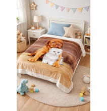 Zateplená deka DOLCEZZA 130x160 cm v dárkové krabičce